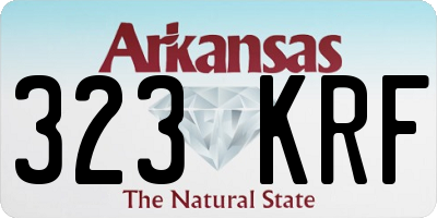 AR license plate 323KRF