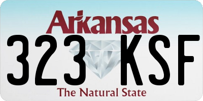 AR license plate 323KSF