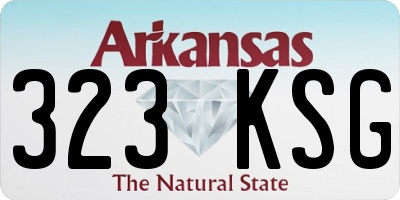 AR license plate 323KSG