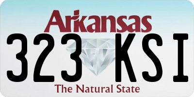 AR license plate 323KSI