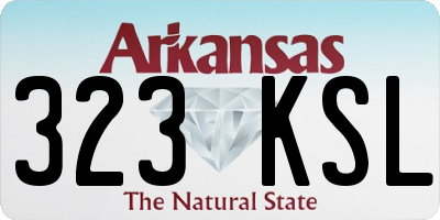 AR license plate 323KSL