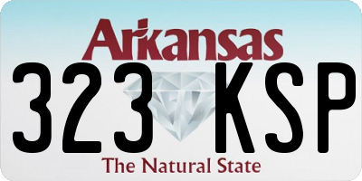 AR license plate 323KSP