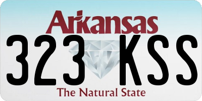 AR license plate 323KSS