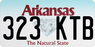 AR license plate 323KTB