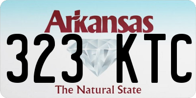 AR license plate 323KTC