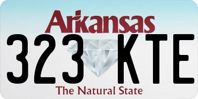 AR license plate 323KTE