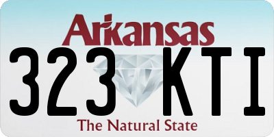 AR license plate 323KTI