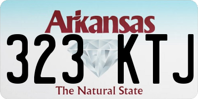 AR license plate 323KTJ
