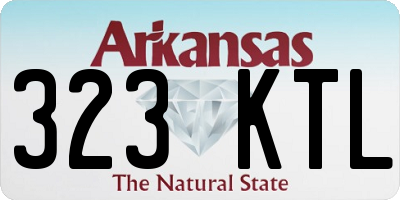 AR license plate 323KTL