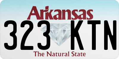 AR license plate 323KTN