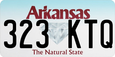 AR license plate 323KTQ