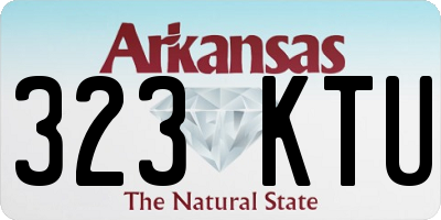 AR license plate 323KTU