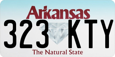 AR license plate 323KTY