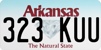 AR license plate 323KUU