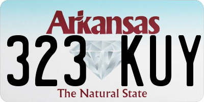 AR license plate 323KUY