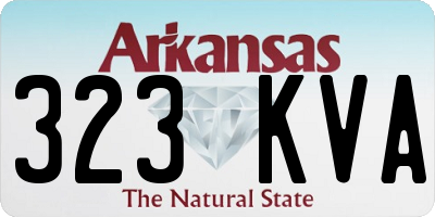 AR license plate 323KVA