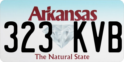 AR license plate 323KVB