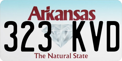 AR license plate 323KVD