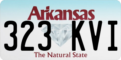 AR license plate 323KVI