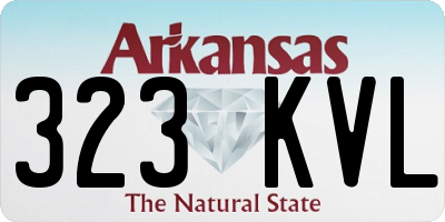 AR license plate 323KVL