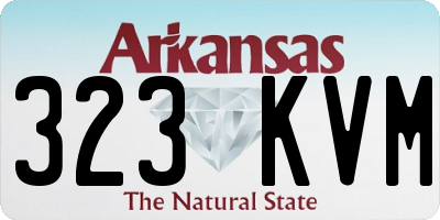 AR license plate 323KVM