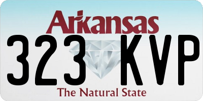 AR license plate 323KVP