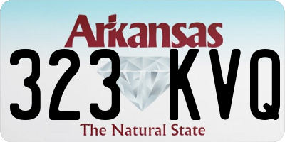 AR license plate 323KVQ