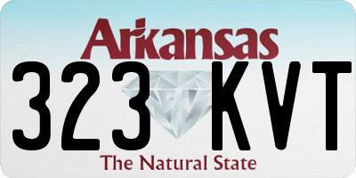 AR license plate 323KVT