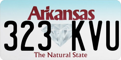 AR license plate 323KVU
