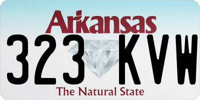 AR license plate 323KVW