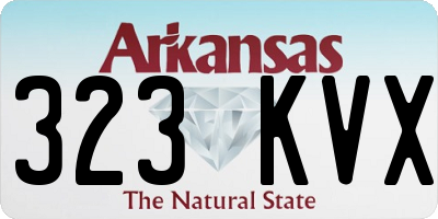 AR license plate 323KVX