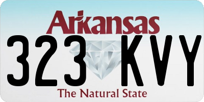 AR license plate 323KVY