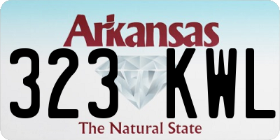 AR license plate 323KWL