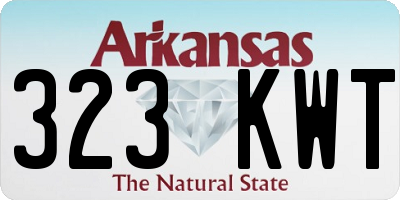 AR license plate 323KWT