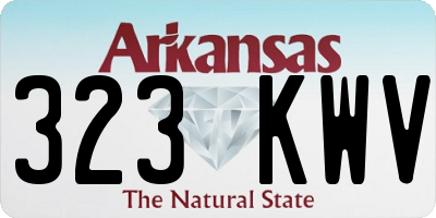 AR license plate 323KWV