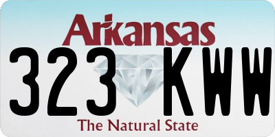 AR license plate 323KWW