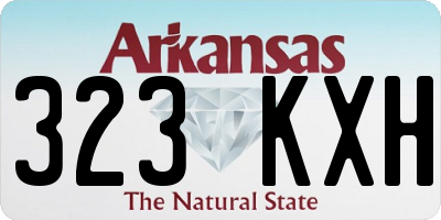 AR license plate 323KXH