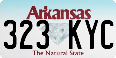 AR license plate 323KYC