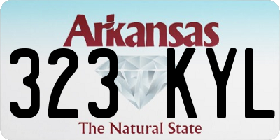 AR license plate 323KYL