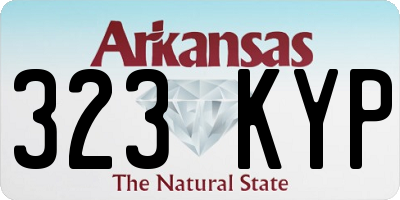 AR license plate 323KYP