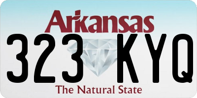 AR license plate 323KYQ