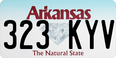 AR license plate 323KYV