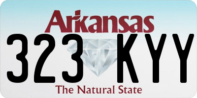 AR license plate 323KYY
