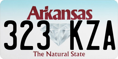 AR license plate 323KZA