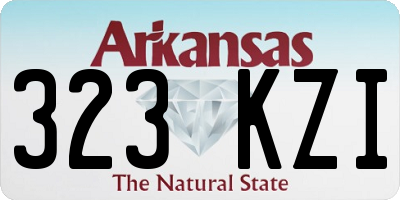 AR license plate 323KZI