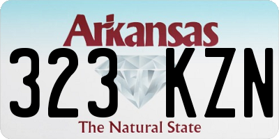 AR license plate 323KZN
