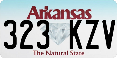 AR license plate 323KZV