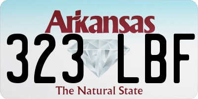 AR license plate 323LBF