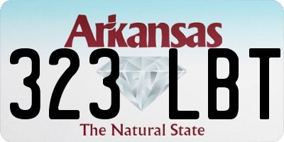 AR license plate 323LBT