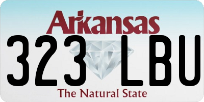 AR license plate 323LBU